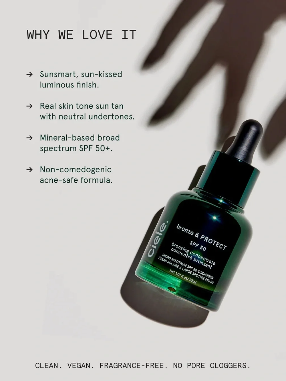 NWOB ciele Bronze & Protect SPF 50